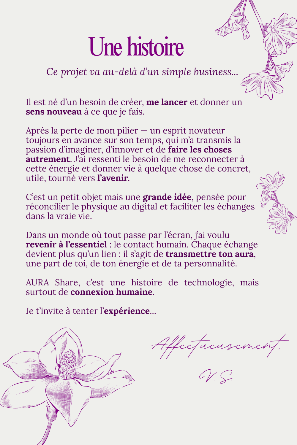 Notre histoire