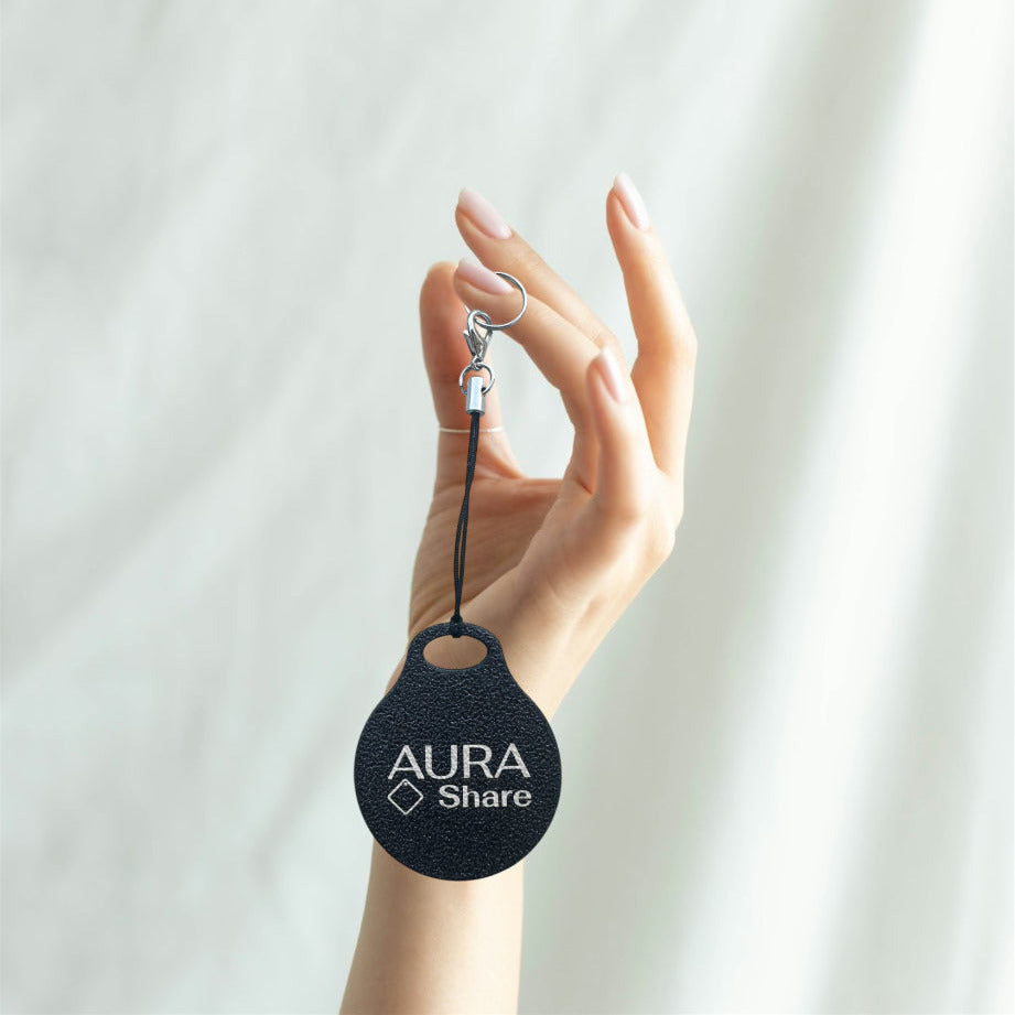 Porte-clé NFC personnalisé – nom ou logo gravé