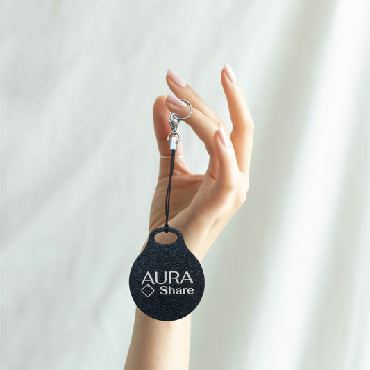 Porte-clé NFC personnalisé – nom ou logo gravé