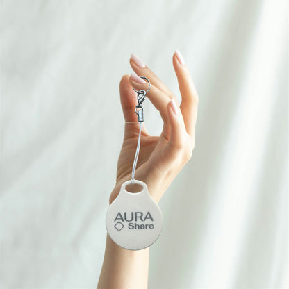 Porte-clé NFC personnalisé – nom ou logo gravé